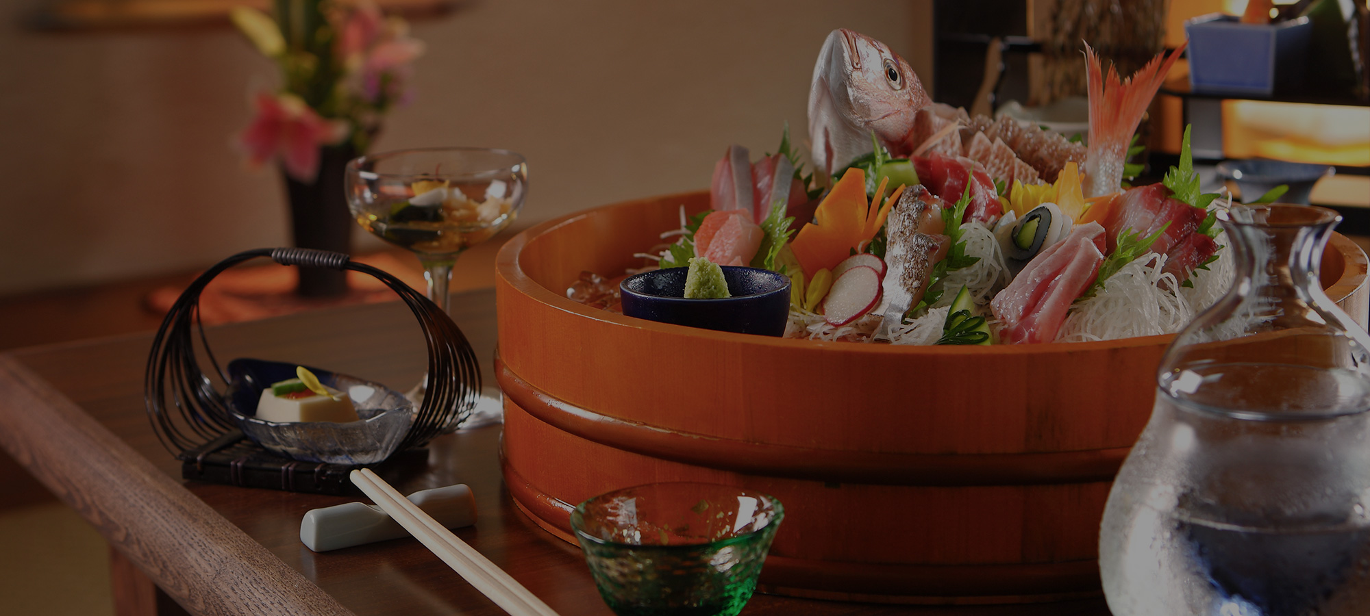 Fresh seafood cuisine