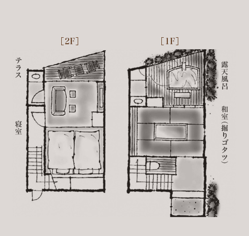睡蓮花 間取り図