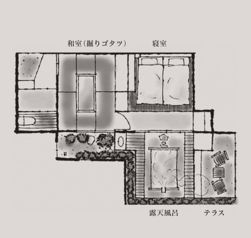 藪柑子 間取り図